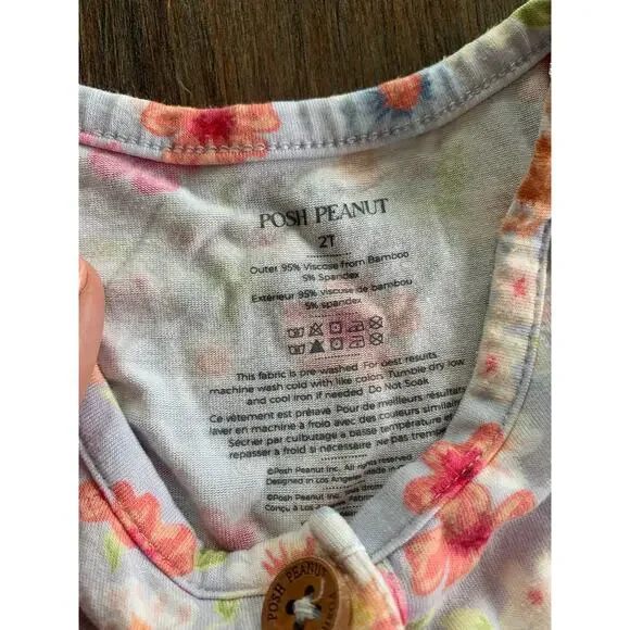 Posh Peanut blue floral twirl dress - Picture 4 of 5